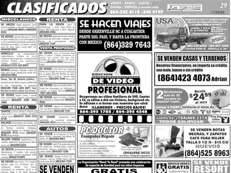 Anuncios clasificados gratis .